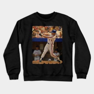 Lenny Dykstra in New York Mets Crewneck Sweatshirt